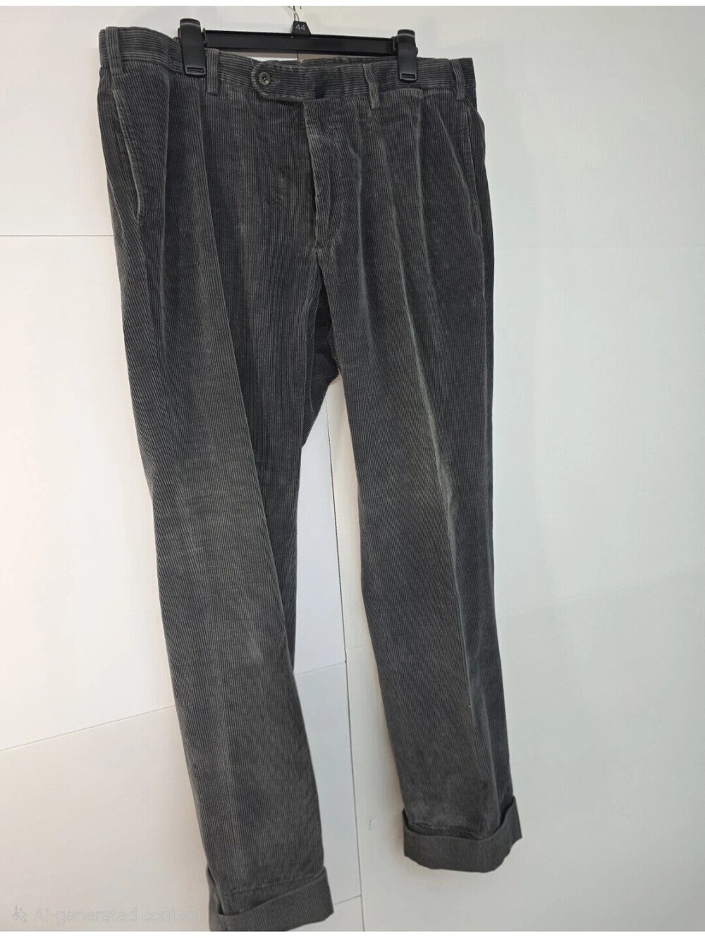 Incotex Venezia 1951 Gray Corduroy Pants Size 40